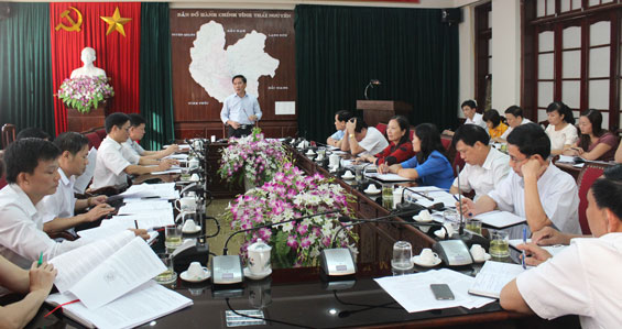 THƯỜNG TRỰC HĐND TỈNH: Nghe báo cáo kết quả thẩm tra các nội dung trình tại kỳ họp thứ 13 